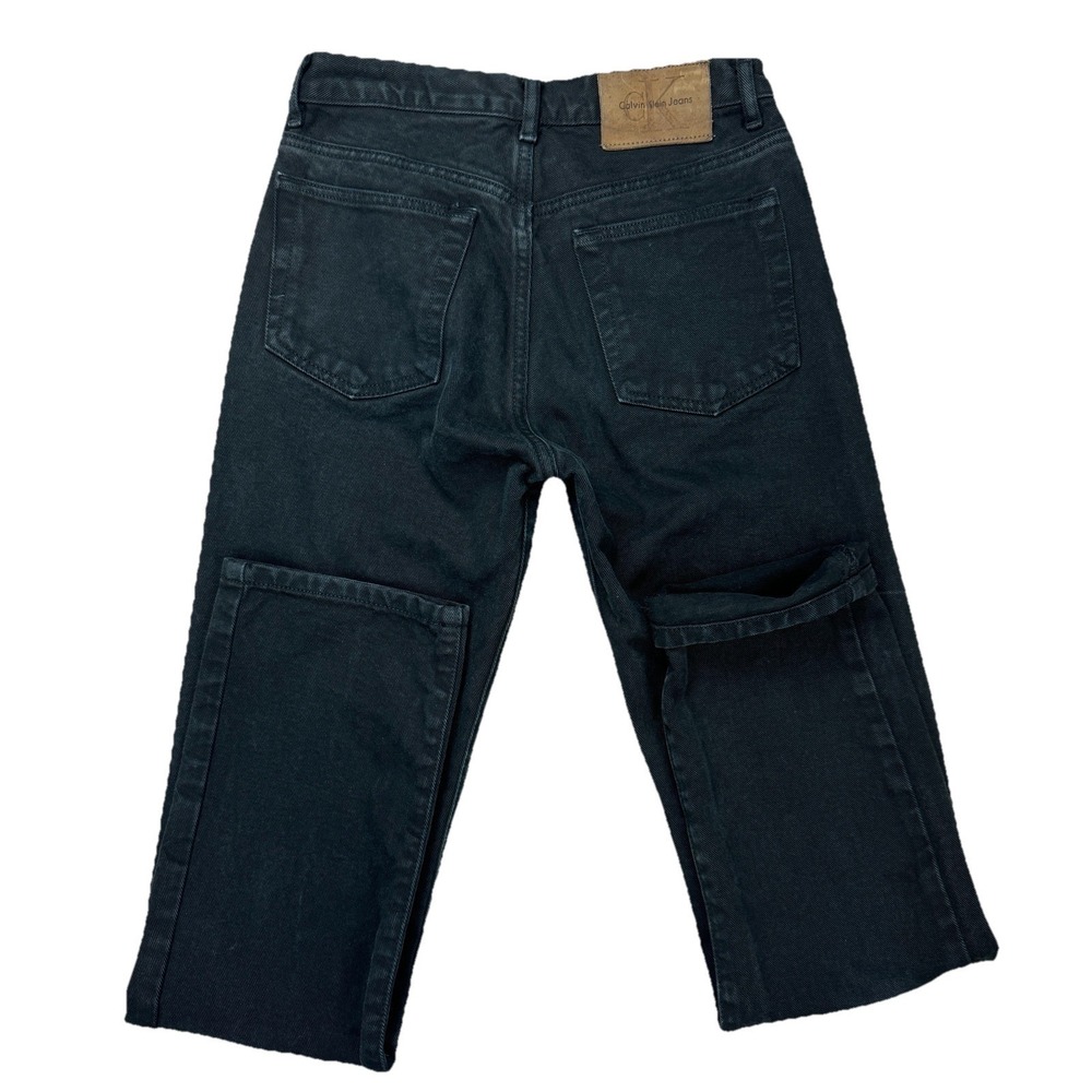Vtg Calvin Klein Jeans Junior Size 5 Mom High Rise Straight Made in‎ USA 26x32